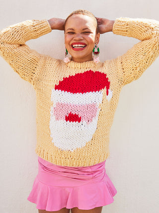 Knit your own Santa Christmas sweater with Cardigang