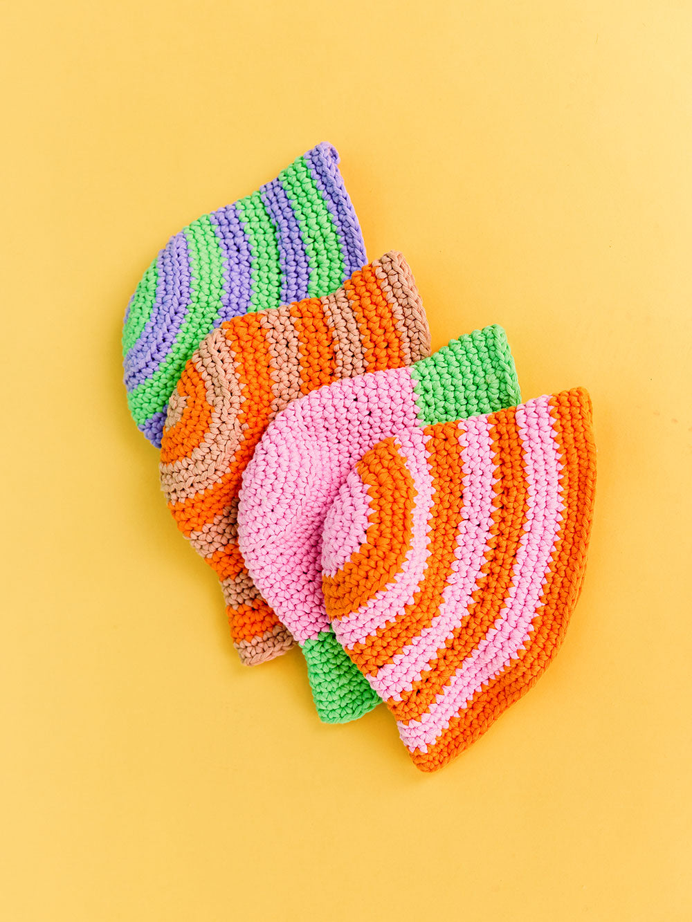 Besties Bundles - two crochet bucket hat kits